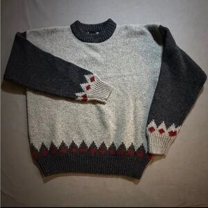 Thick 100% Wool Sweater Vintage